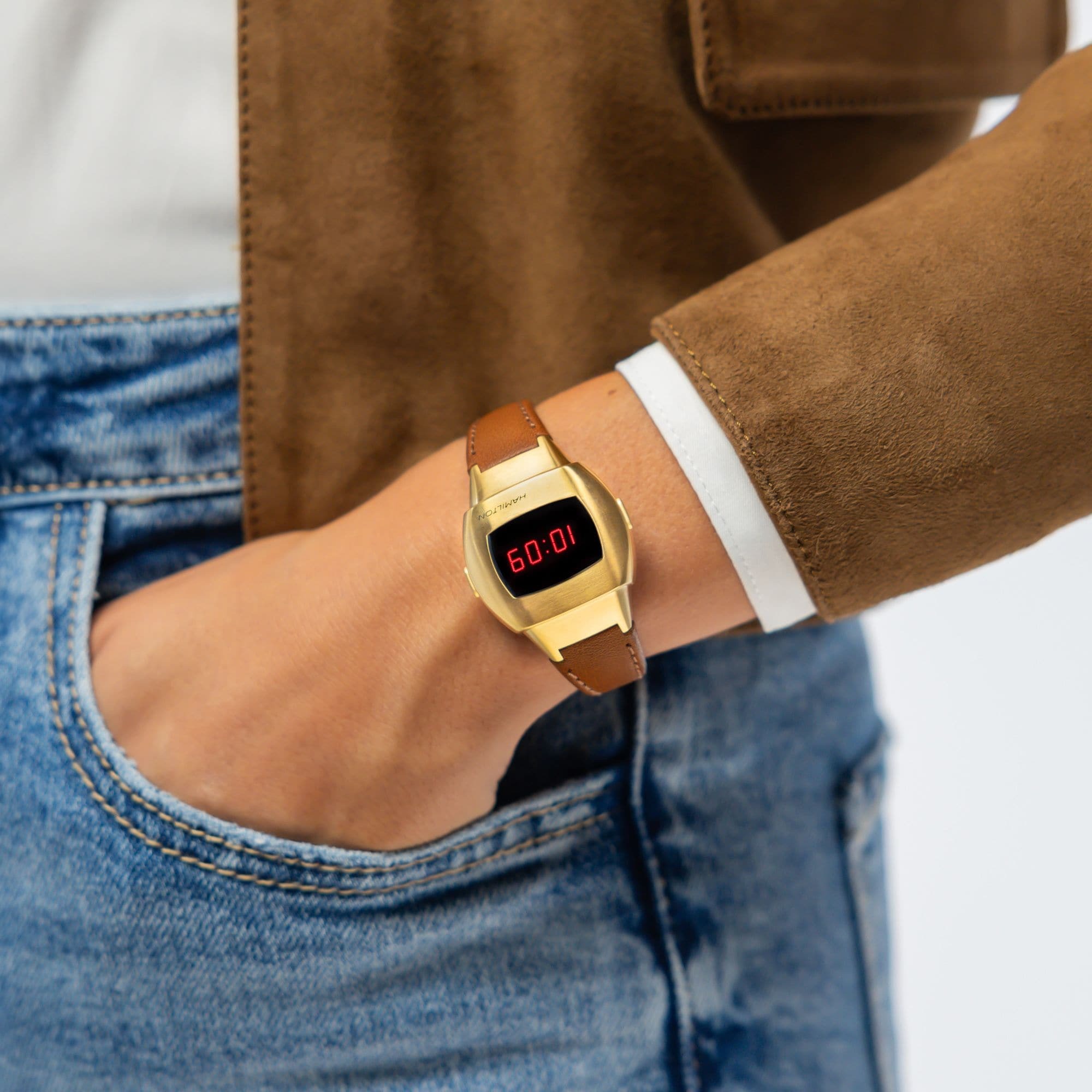 ハミルトン(HAMILTON) PSR 74 YGPVD レザー H52314530 | QUELLE